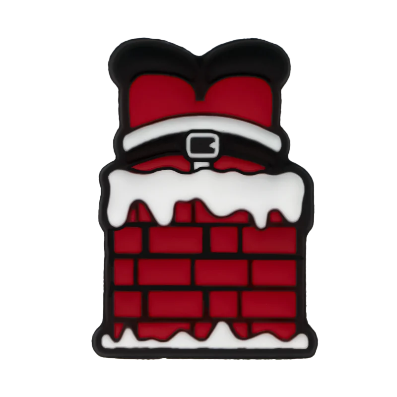 1/25PCS Weihnachten Stil Schuh Charms Rot Weihnachten Stil Santa Claus Süßigkeiten Socken Hund Schuh Dekoration Zubehör Pins für Frauen männer – Detail 8