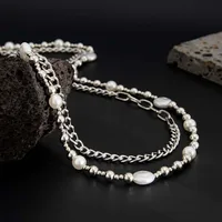Chaîne de pantalon en perles de métal Punk pour hommes et femmes, couleur argent, fait à la main, chaîne de taille en jean, accessoires de bijoux, 2025 4
