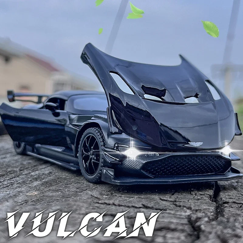 1:32 Aston Martin Vulcan Sport Car Model Lega Diecast Metal Toy Vehicle Simulazione Sound Light Car Per Collezione Regalo Per Bambini