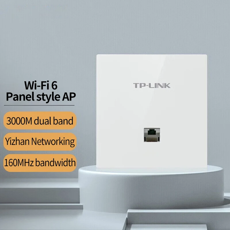 

TP-LINK AX3000 Dual Band Gigabit Wi Fi 6 Panel AP Router Full House WiFi 6 Easy Edition Wireless Mesh Networking PoE