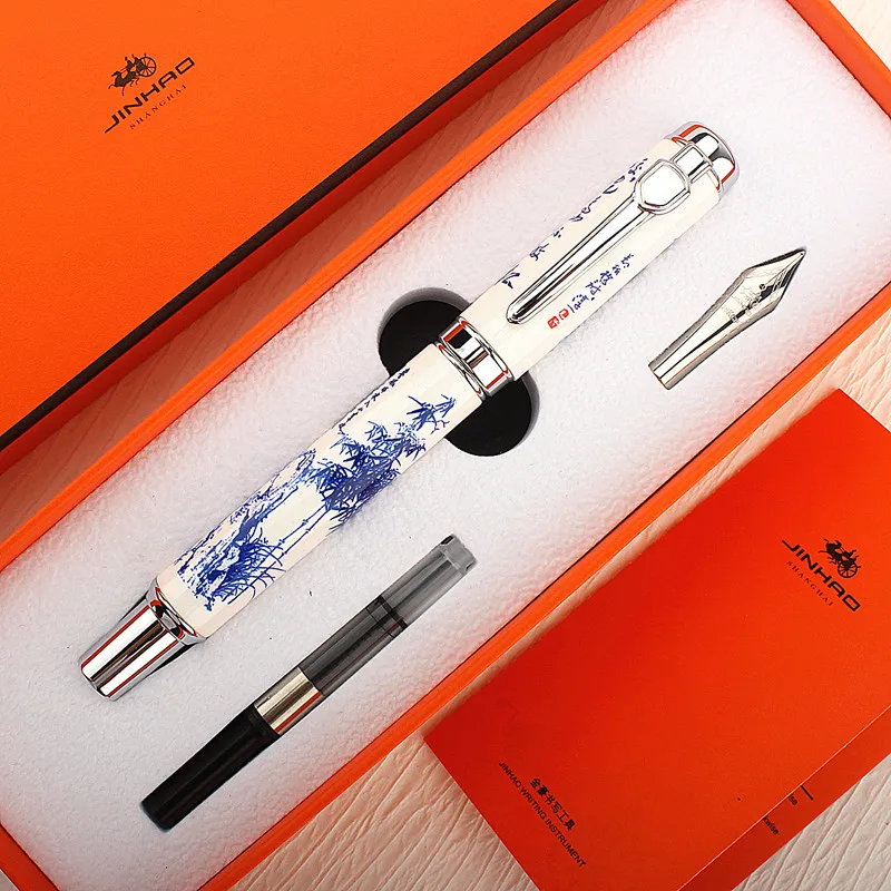 Jinhao 950 Ceramics Fountain Pen Series EF/F Nib Ink Pen Office Business Writing Gift Ink Pen ceramics pen rest writing brush holder chinese calligraphy pen holder watercolor ink painting school office supplies