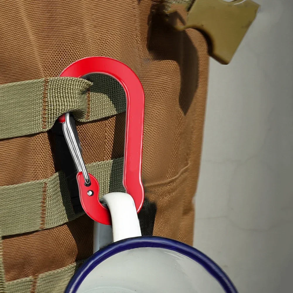 6-Pack Aluminum D-Ring Carabiners 3