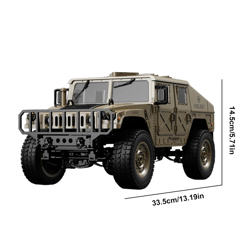 JJRC C8835 RC Car Simulation Crawler All-terrain RC Off-road Climbing Car Electric Remote Control Car Model with Light Toy Gift