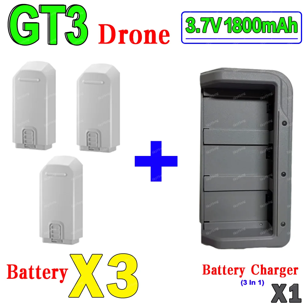Enhanced Drone Battery 3.7V 1800mAh - High-Capacity Replacement Accessory