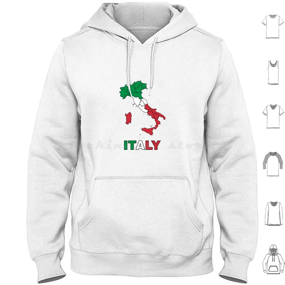 Italia Felpa Con Cappuccio Cotone Manica Lunga Italia Italia Italia Logo Bandiera Italiana Italia Italiana Bandiera Italia Logo Design Italia Flag