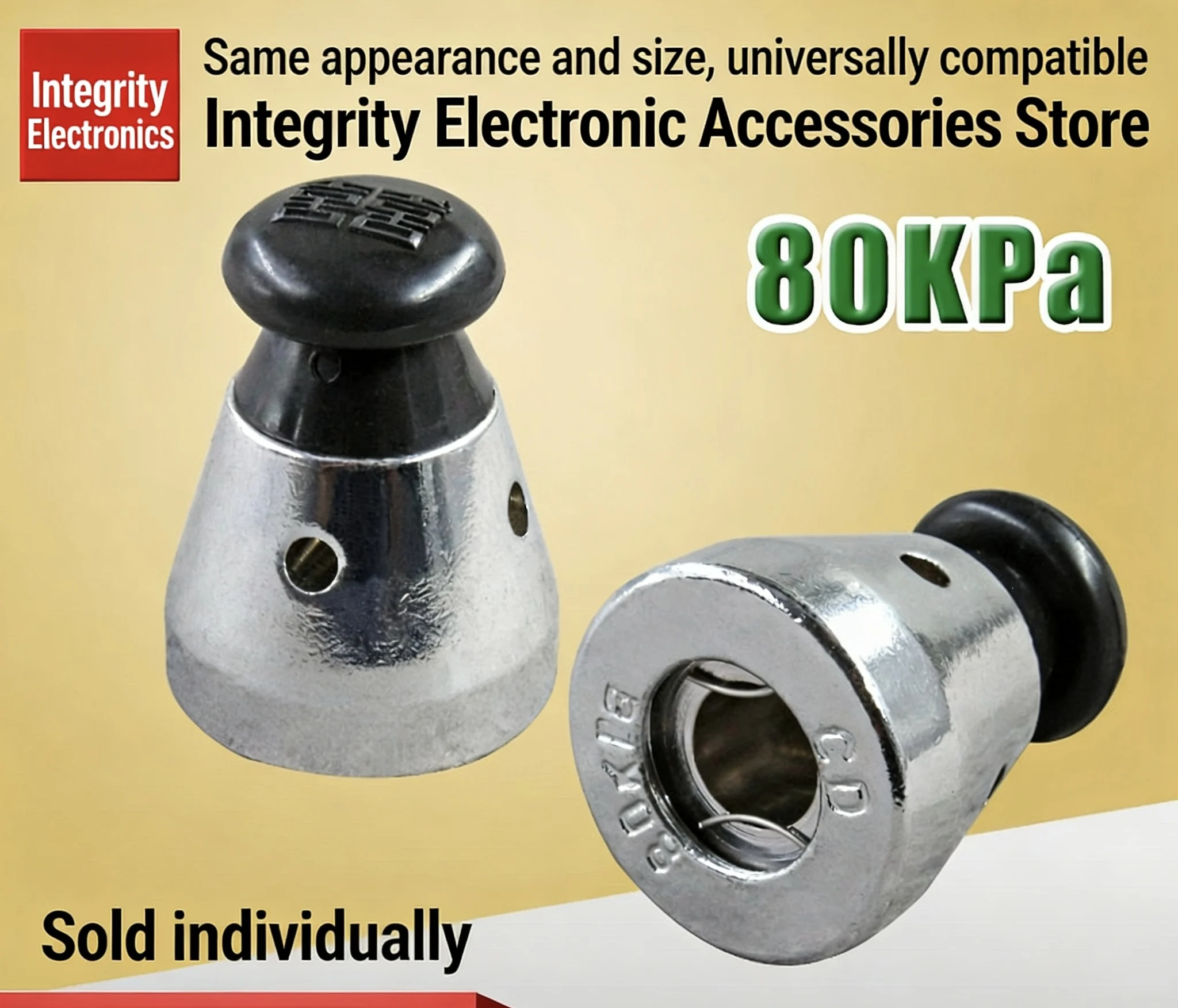 80kpaの圧力逃し弁キャップはすべての圧力鍋に適しています。