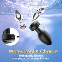 10-Modi Analplug-Vibrator, vibrierender Buttplug, Fernbedienung, Analplug für Prostata-Massage, Sexspielzeug für Erwachsene für Männer und Frauen 5