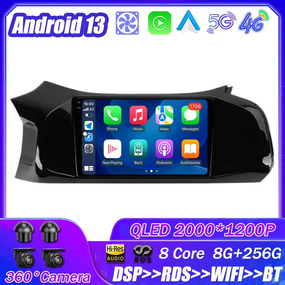 

Android 13 For Chevrolet Onix 2012 - 2019 Car Radio Multimedia Player Navigation Stereo GPS Auto Head Unit No 2Din WIFI