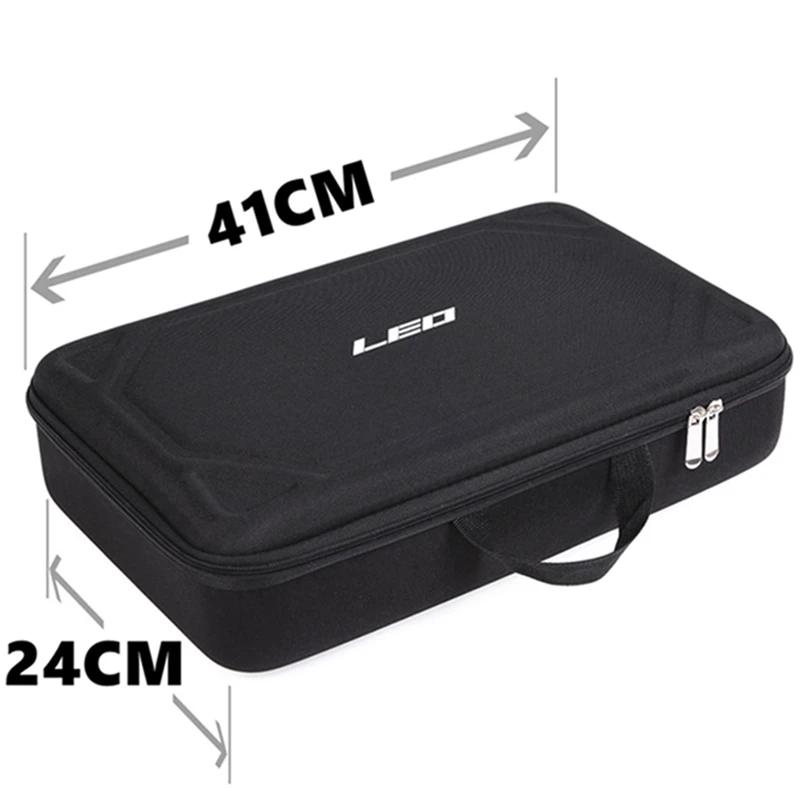 Fishing Bag 41CM EVA Hard Shell Fishing Box Bag Multifunctional Shockproof Fishing Accessory Spinning Rod Reel Outdoor Case Storage Bags fishing bag fishing storage case fishing tackle box fishing rod bag