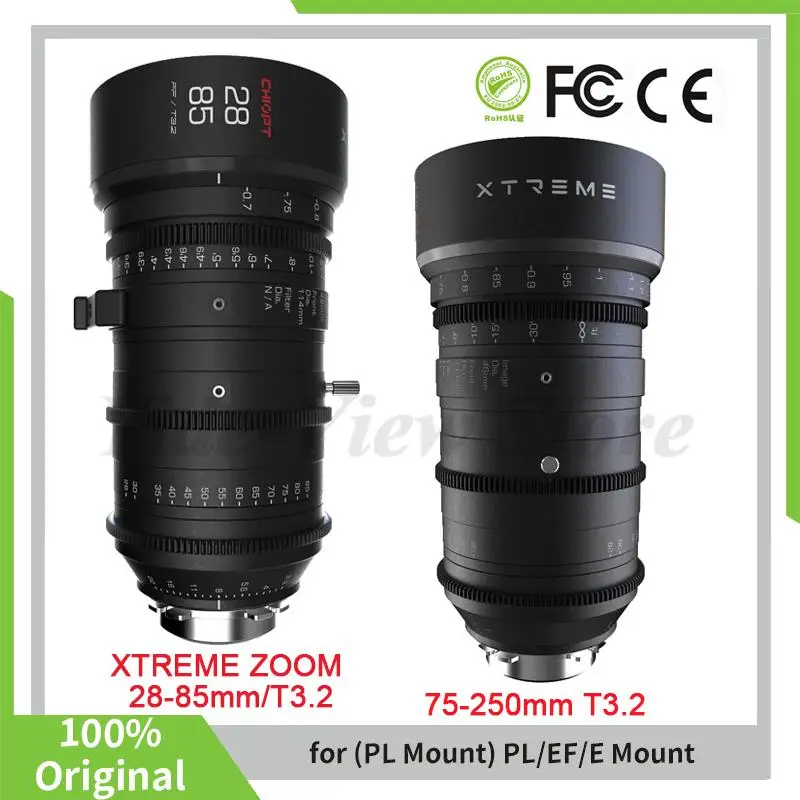 

CHIOPT EXTREMER ZOOM XTREME 28-85mm/T3.2-T22 Full Frame Zoom Film ine Lens (PL Mount) PL/EF/E Mount Cine Lens