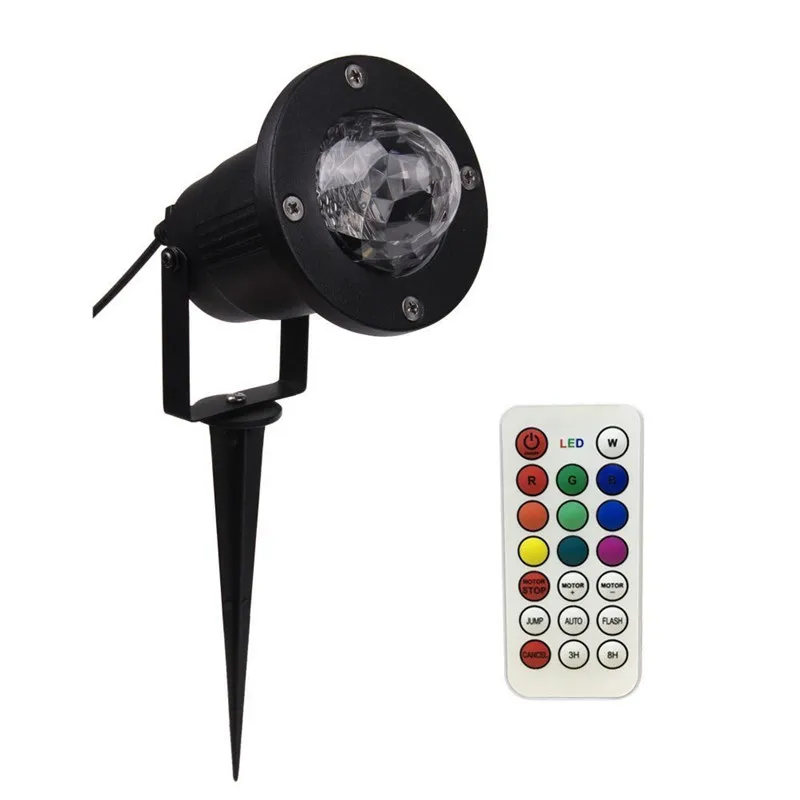 

Outdoor 7 Colors LED Water Wave Ripple Stage Effect Lighting Lamp Waterproof Christmas Party Show laser projector lamp