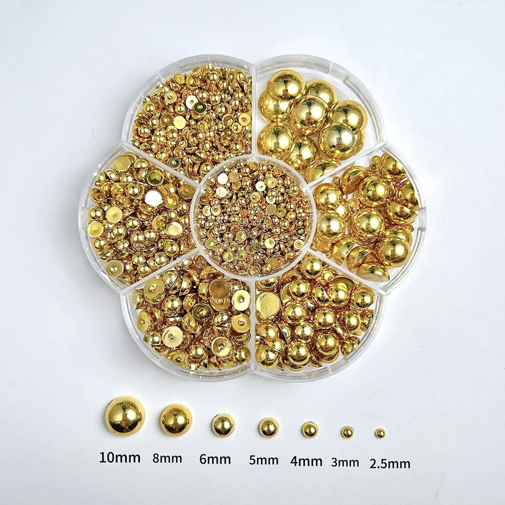 Elegant 3D Floral Nail Art Decoration Kit with Beads & Wax Pen