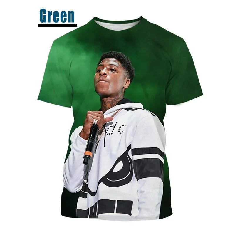 

Summer New Young Boys 3D Printed T-shirt Men's and Women's Round Neck Fashion Casual Loose T-shirt Hip Hop Harajuku Top