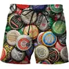 Beer Graphic Shorts Pants Casual Men 3D Printed Beach Shorts Summer Surf Swim Trunks Hawaii Vacation Swimsuit Ice Shorts 4
