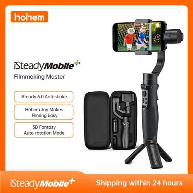 Hohem Isteady M6 Smartphone Gimbal Anti-shake Handheld Gimbal Stabilizer  With Fill Light For Iphone 13 Pro Max Samsung - Handheld Gimbals -  AliExpress