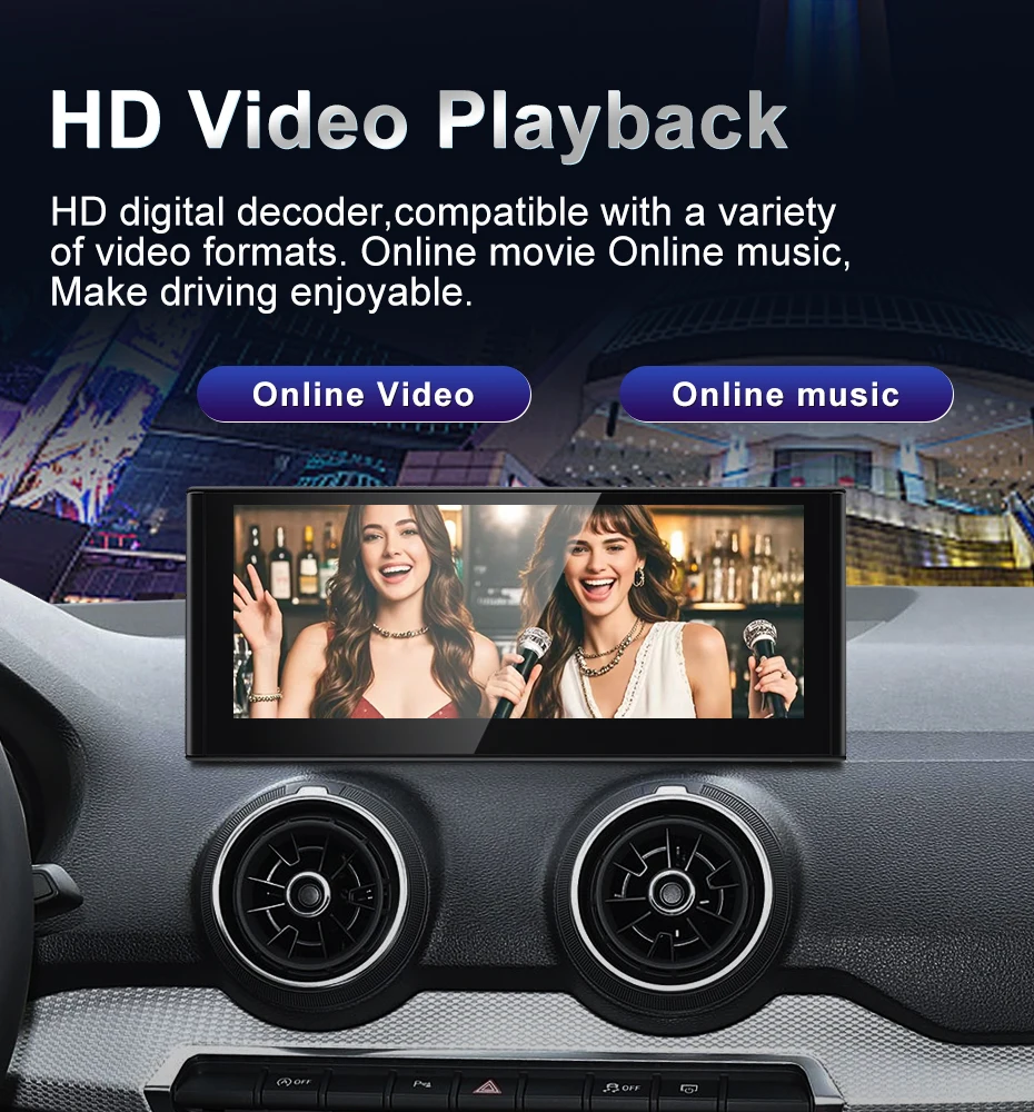 Qualcomm Snapdragon 680 6225 2.4GHz 10.25inch Wireless CarPlay Auto For AUDI Q2