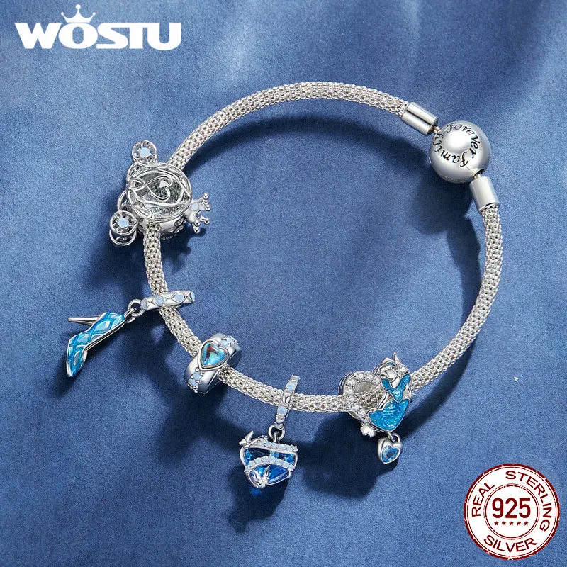 WOSTU Fantasy fairy tale Series 925 Sterling Silver Pumpkin