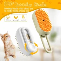 3 in 1 Pet Brush Cat Steam Brush Comb Dog Brush Electric Spray Cat Hair Brushes Massage Pet Grooming Hair Removal Combs 2