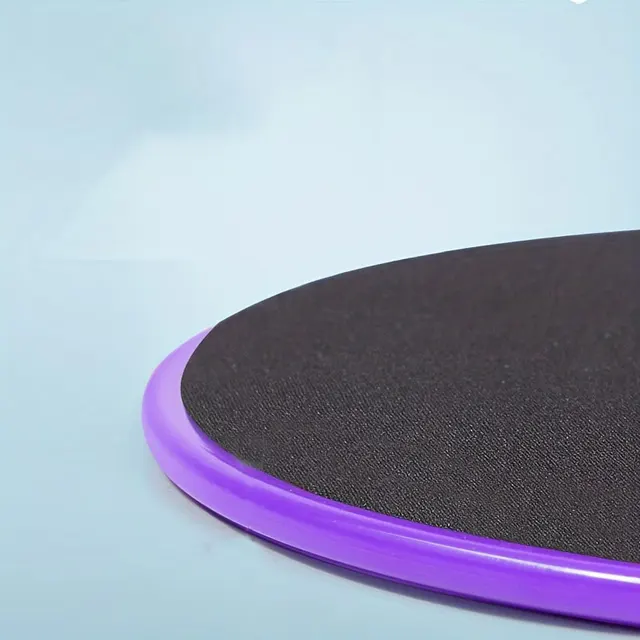 2 PC pilates slide plate yoga ab foot fitness slide plate home exercise core training slide board slide mat 3