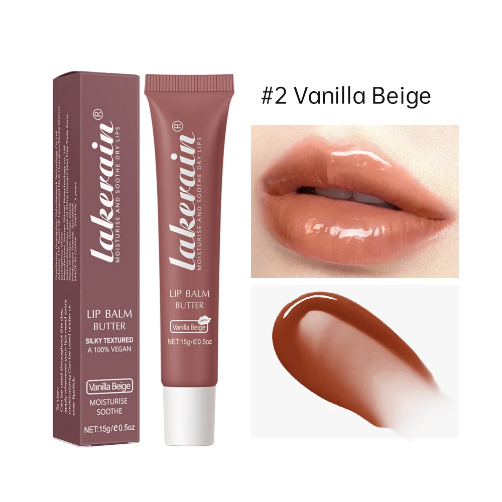 Summer Tinted Vegan Lip Butter Balm for Instant Moisture & Shine