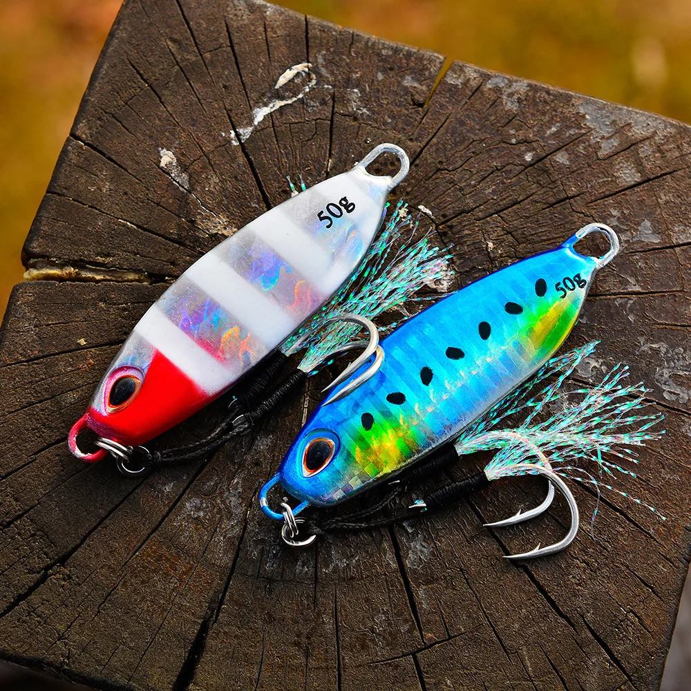 Sea Fishing Metal jig lure kit rotating spinner 7g-20g Fast jigging lures  wobbler Artificial bait for fishing Tuna Trout pesca - AliExpress