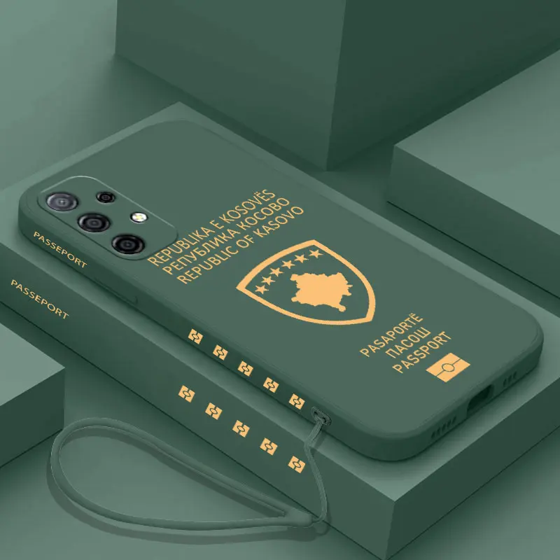Kosovo Passport Phone Case For Xiaomi Redmi Note 12 12S 11 11S 11T 10 10A 10T 10S 9T 9 8 7 Pro Plus 10C 9A 9C 9T 4G 5G Cover
