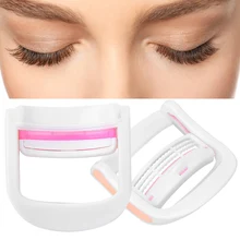 

2Pcs New Convenient Compact Eyelash Perming Clip Reusable Eyelash Curler Eyelash Styling Perming Makeup Equipments Curly Eyelash