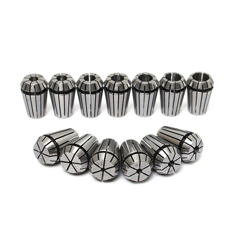 ER16 1/4 6.35 1/8 3.175 1 2 3 4 5 6 7 8 9 10 mm Spring Collet Set For CNC Engraving Machine Lathe Mill Tool 1PC