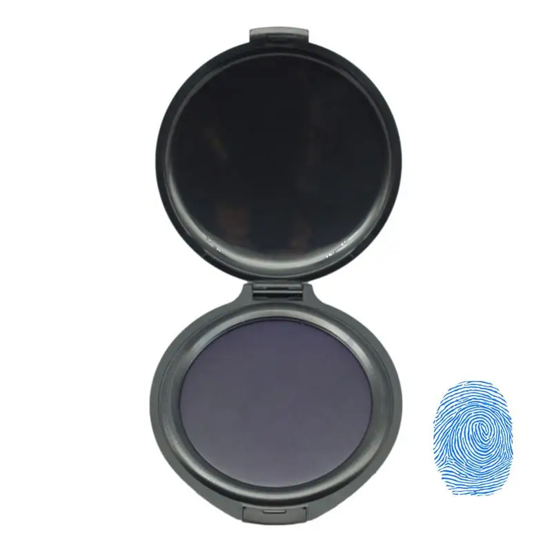 

Fingerprint Ink Pad Thumbprint Ink Pad For Notary Supplies Identification Security ID Fingerprint Cards Fingerprint Kit