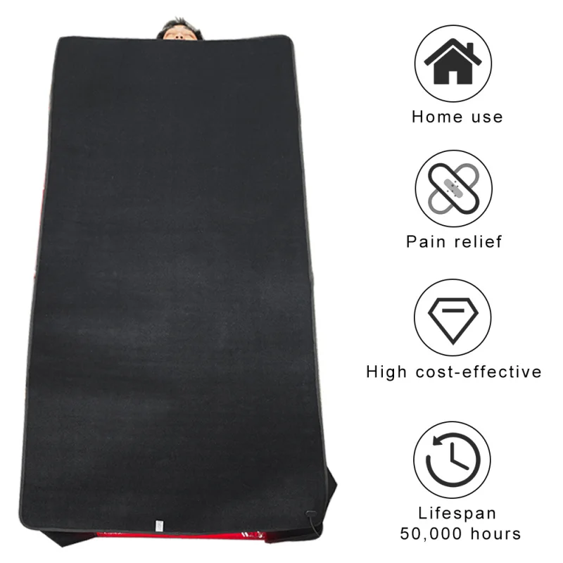 90x180cm full body red light therapy mattress for home red light infrared sleeping bag