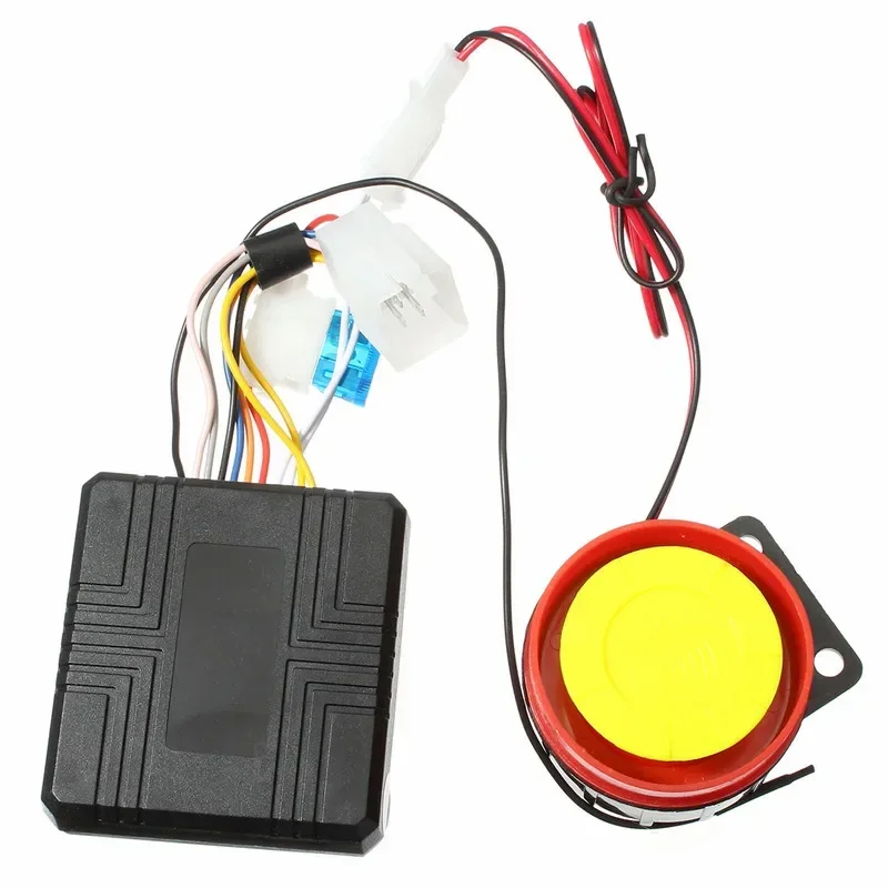 Motorbike Burglar Alarm Accessories With Remote Control + key 12V Motorcycle Theft Protection Remote Activation motorcycle alarm accessories