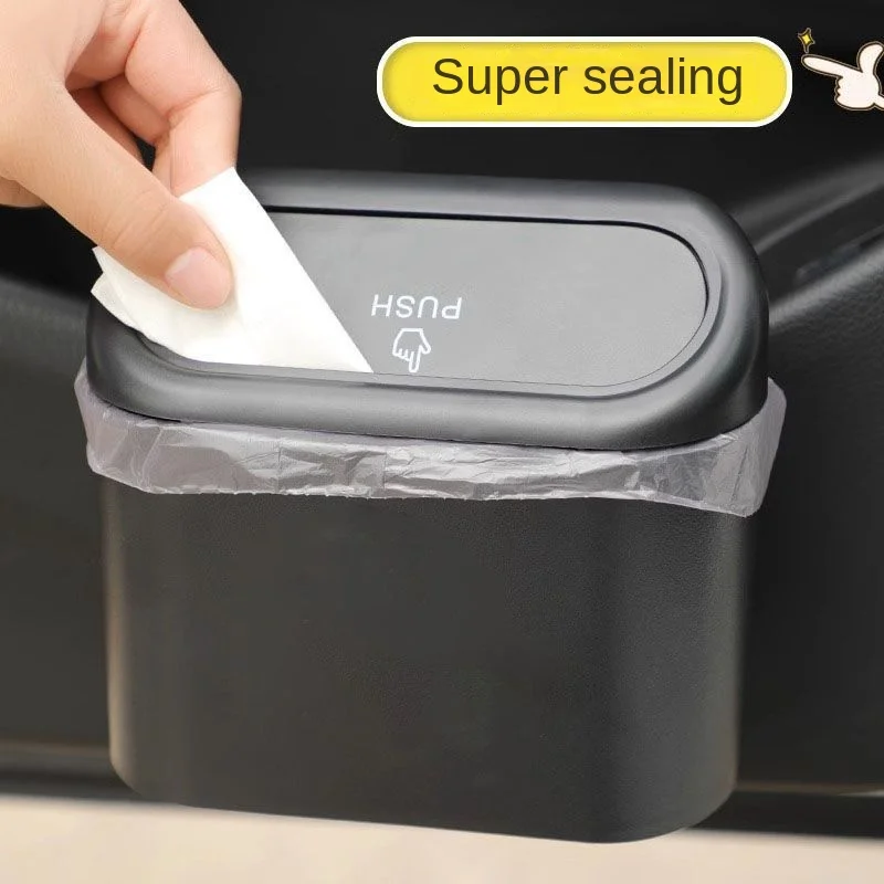Car trashcan door hanging multi-functional storage bucket Car trashcan is suitable for BMW Toyota Nissan Honda storage bucket st
