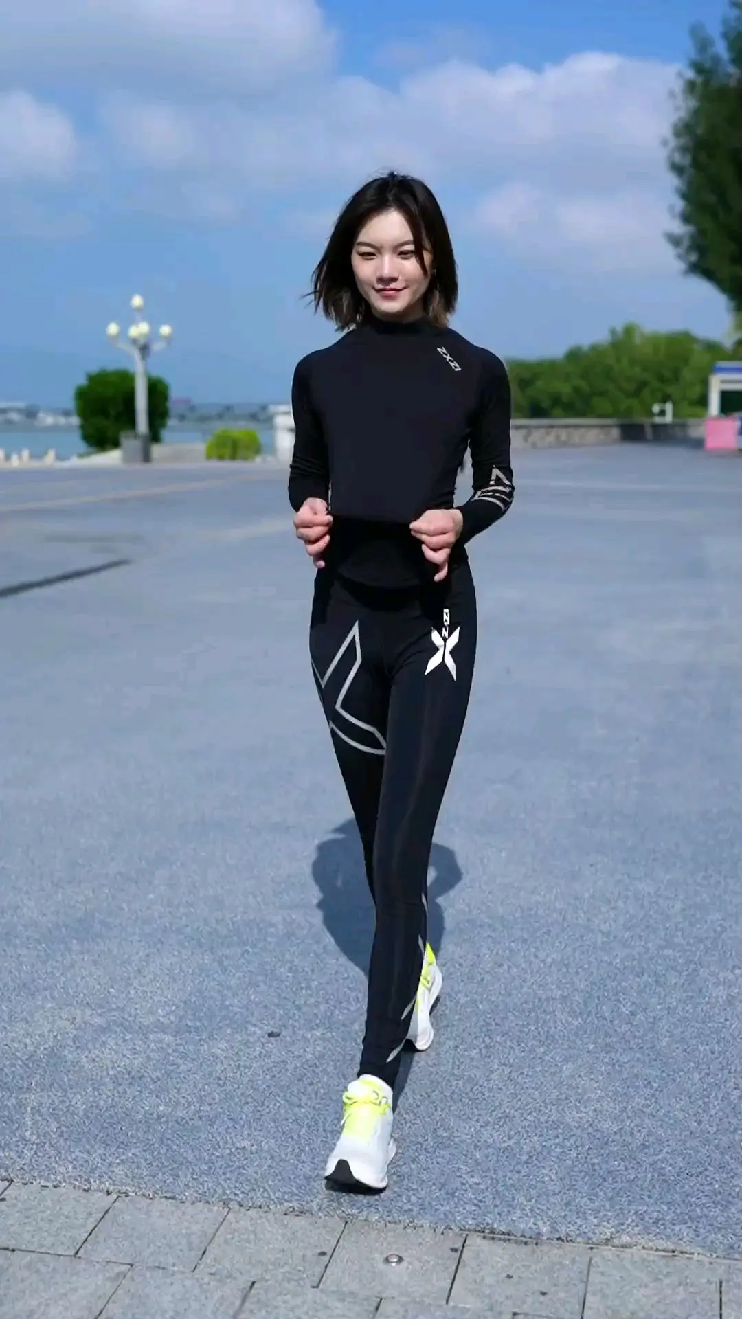 Women's Sports Pants, Quick Drying Fitness Pants, Tight Yoga Women's Cycling Gym Running Sports Pants