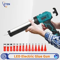 Electric Glue Gun 4 Speeds Wireless Doors and Windows Electric Sewing Glue Tool Glass Glue Caulking Gun for Makita 18V Battery