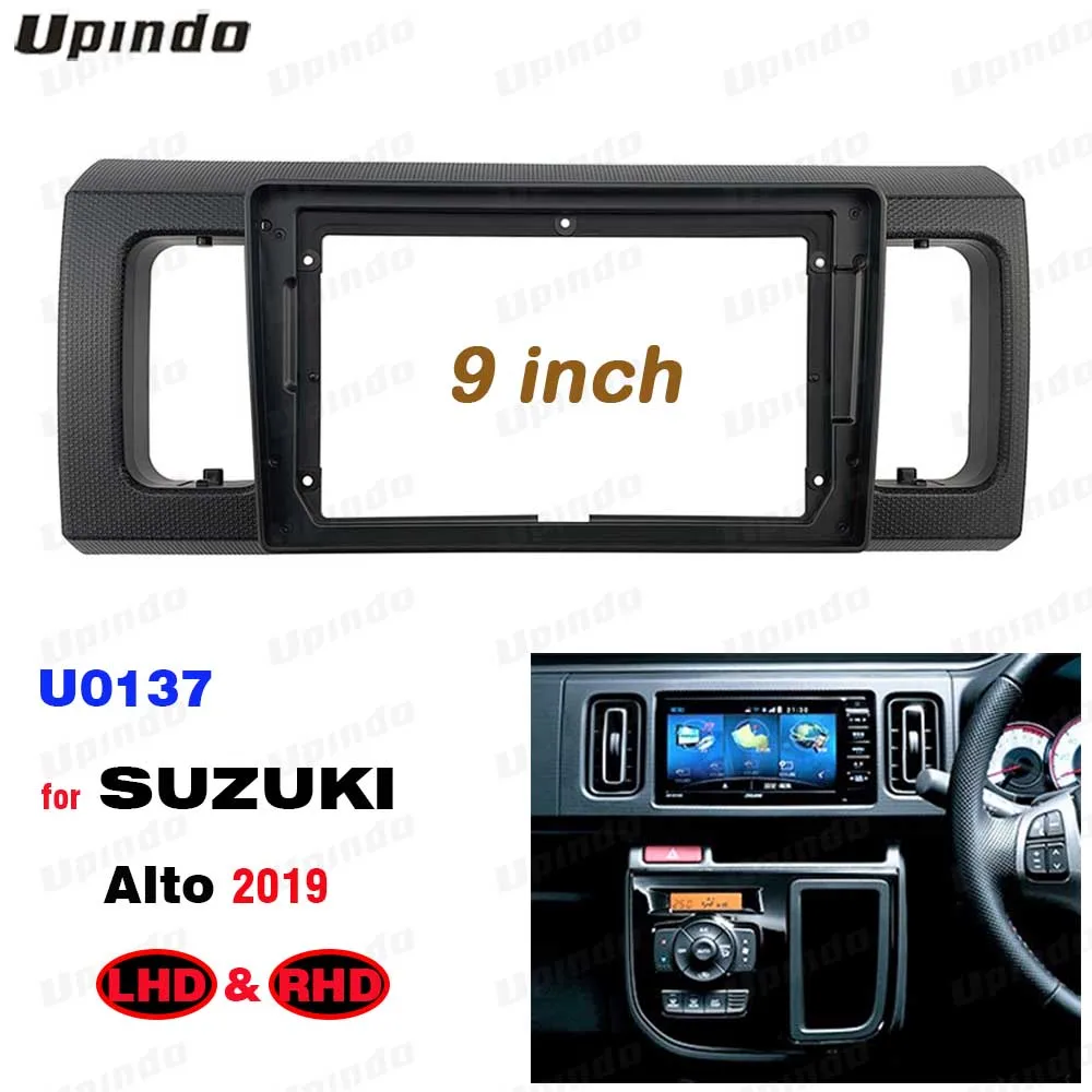 

Автомобильный радиоприемник 2 Din 9 дюймов, установка DVD GPS Mp5 ABS PC, пластиковый корпус для SUZUKI Alto 2019 +, комплект для приборной панели