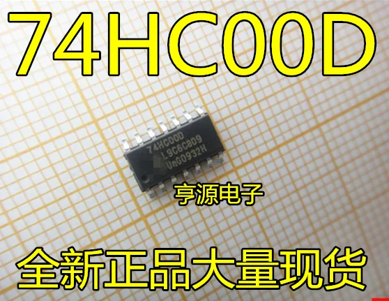 

10pieces 74HC00 74HC00D SN74HC00DR SOP-14