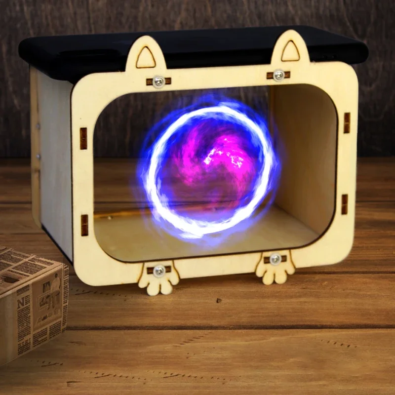 

3D Holographic Cinema TV Projector Science Experiment Handmade Materials Children's Primary School Students