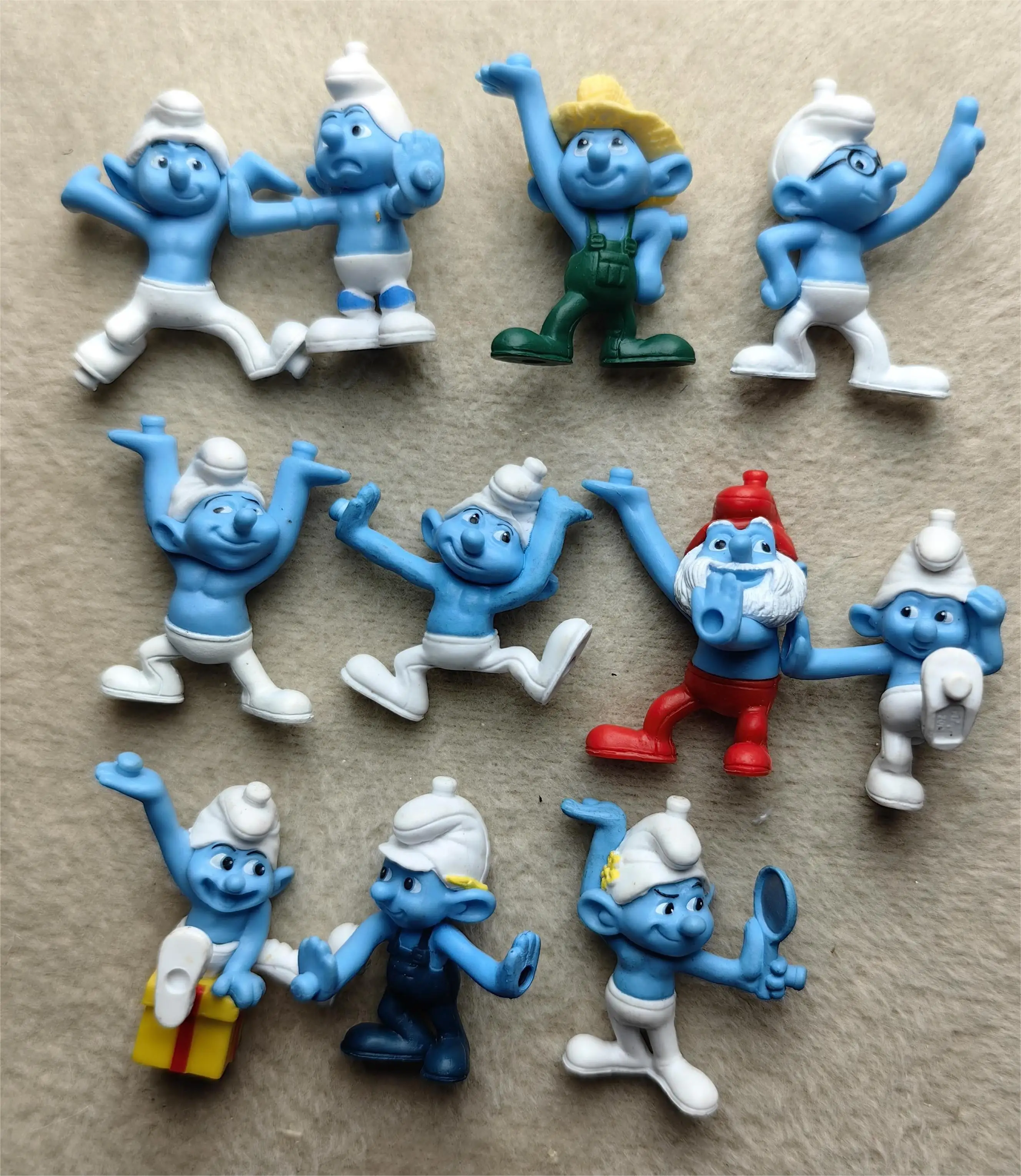 Children's Birthday Decoration Smurfs  Doll Decoration Supplies - Disney  Cute Doll - Aliexpress