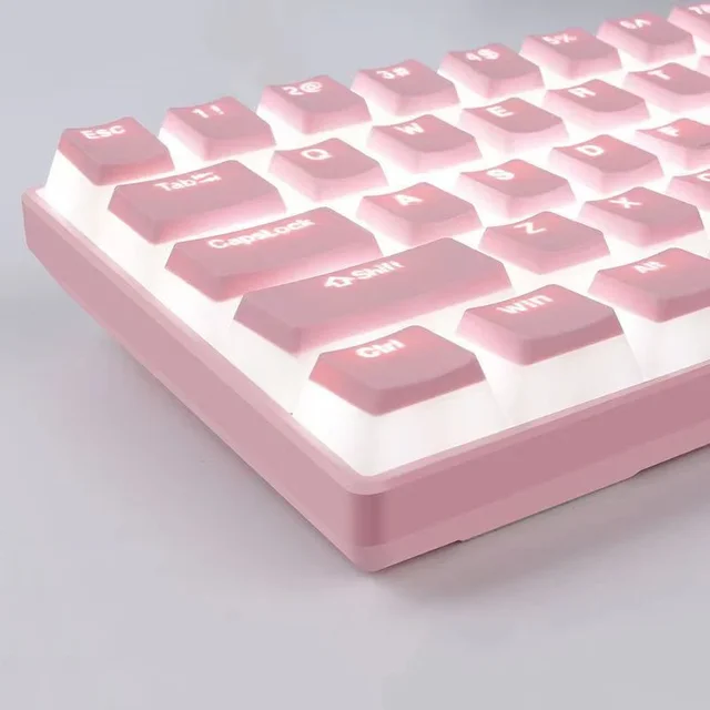 PBT Keycaps OEM Profile 130 Keys Pudding Keycap For Cherry MX Switch