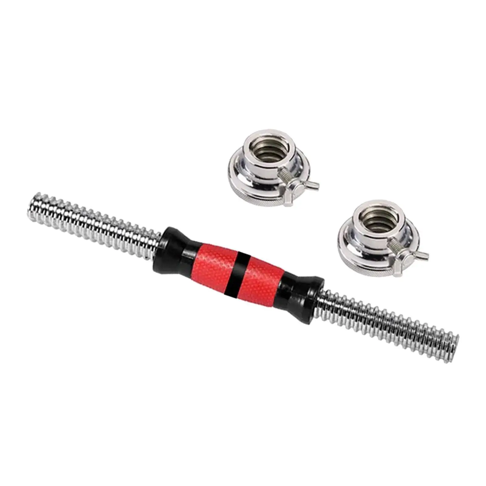 Dumbbell Bar Dumbbell Handle Adjustable with 2 Nuts Dumbbell Connecting Rod Barbell Bar for Weightlifting Accessories Workout Dumbbell Bar Dumbbell Handle Adjustable with 2 Nuts Dumbbell Connecting Rod Barbell Bar for Weightlifting Accessories Workout