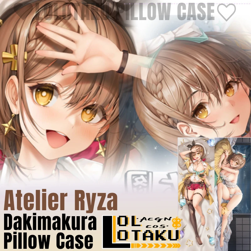 

Atelier Ryza Dakimakura Reisalin Stout Sexy Pillowcase Full Body Hugging Pillow Case Cushion Cover Otaku Home Bedding Decor Gift