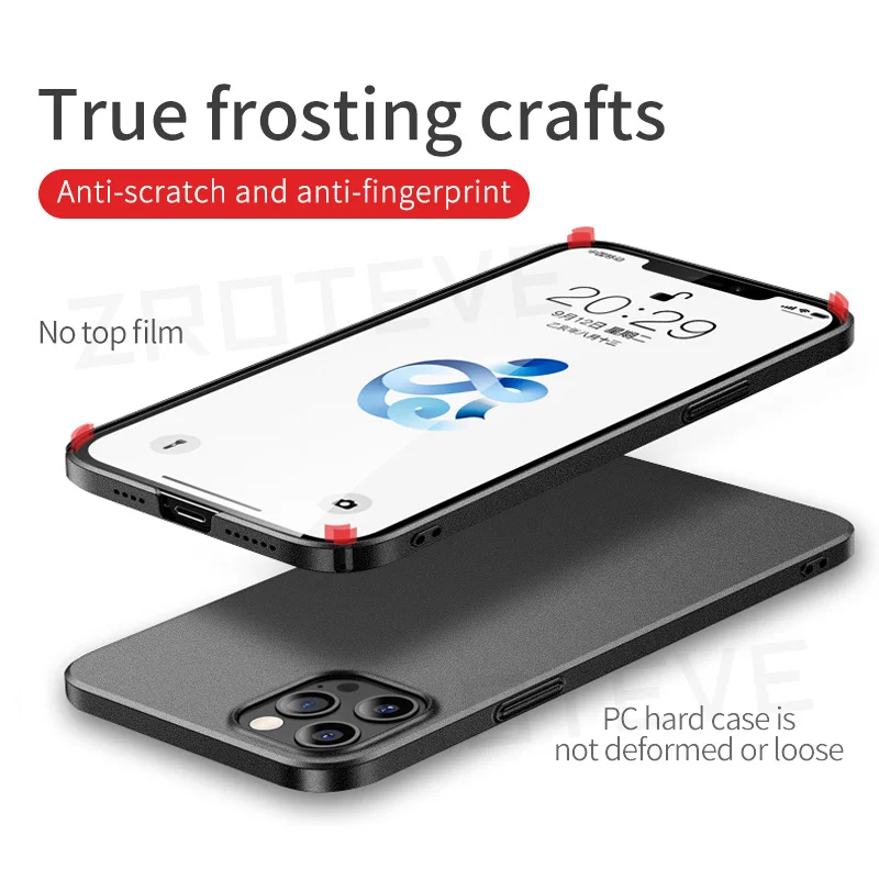 ZROTEVE Luxury Slim Frosted Hard PC Phone Case