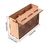 Save Money Box 3 Compartments Wooden Coin Bank With Removable Lid Portable Saver Money Storage Organizer Adults Children Coin 6