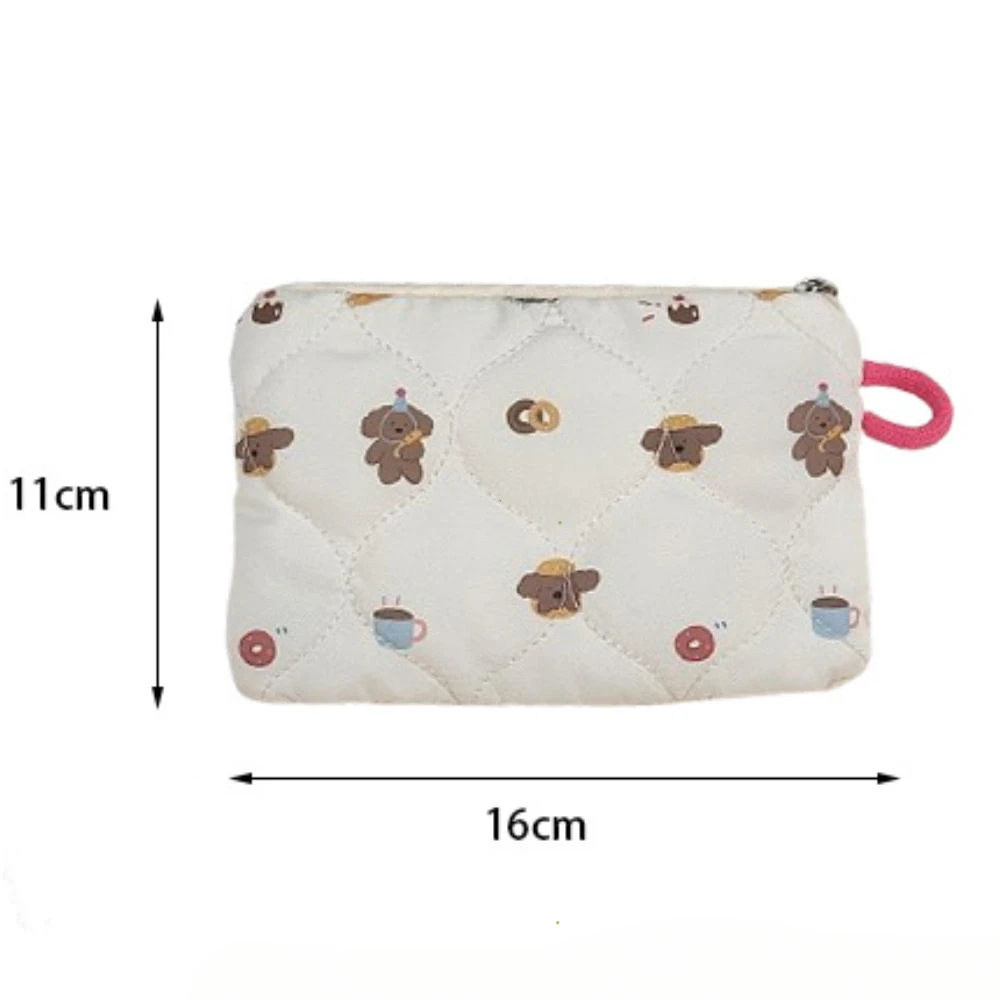 Cute Cartoon Small Travel Cosmetic Bag Lipstick Earphone Card Holders Portable Storage Bag Purse Women Mini Makeup Pouch Wallet