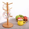 Tree Shape Wood Coffee Tea Cup Rack Storage Holder Stand Home Kitchen Mug Hanging Display Drinkware Shelf With 6 Hooks 1