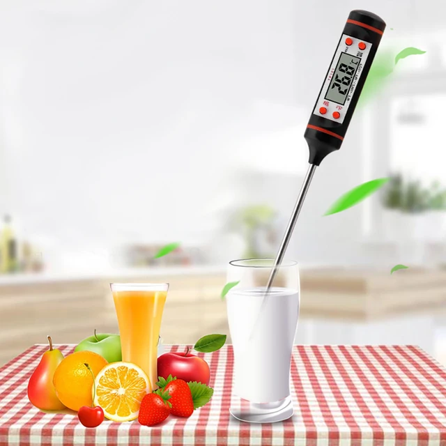 Konyha Szerszám Főzés Étel Hús Azonnali Olvasási Hőmérő Szonda Digitális Bbq Sütőolajtej Toll Stílusú - Image 3