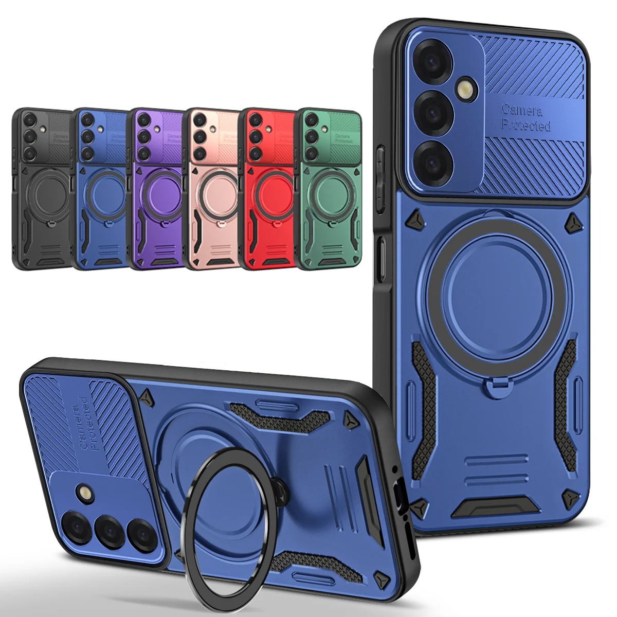 360° Rotate Shockproof Magnetic Stand Phone Case - Ultimate Protection Cover