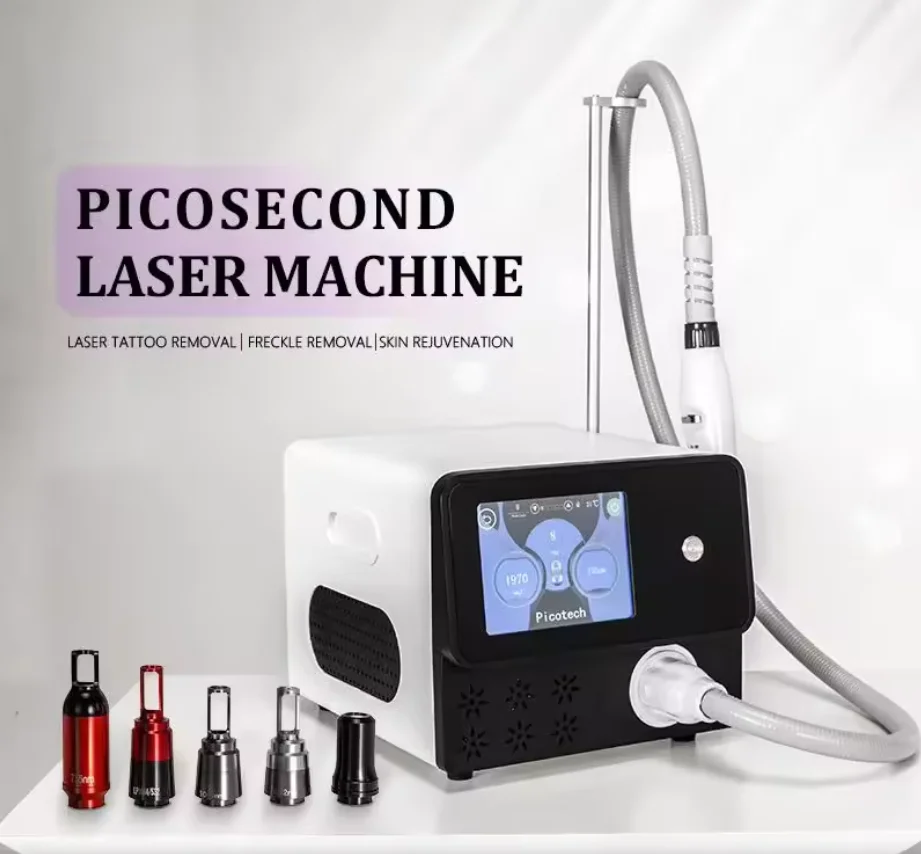 Professional Tattoo Removal Laser Machine Pico Q-Switch Nd-YAG Portable Skin Whitening Device Beauty Salon Carbon Stripping