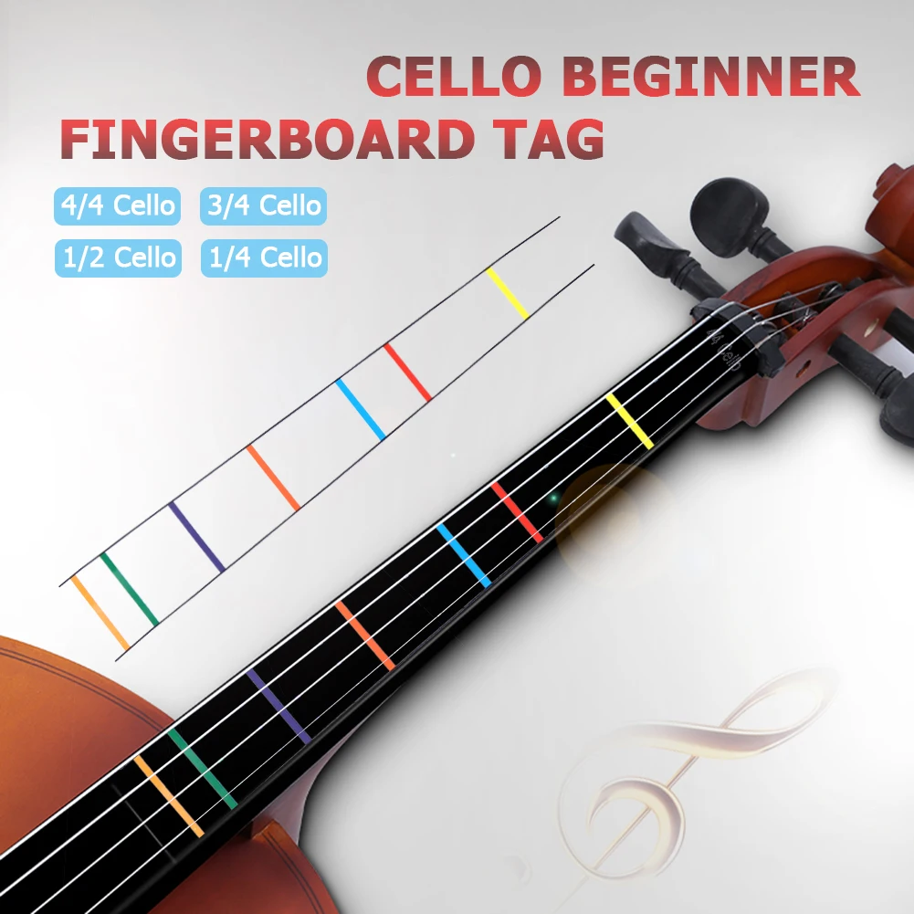 Position Marker Decal Fingerboard Fret Guide Label Cello Sticker Accessory cello sticker accessory