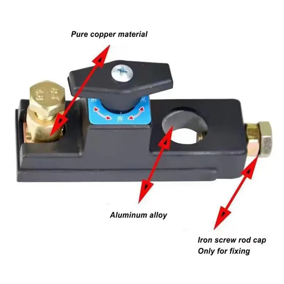 Fydun Interruptor De Corte De Batería 150A/250A – Aislador 12V/24V Para Coche, Barco, Camión – Protección Anti Robo Y Anti Descarga